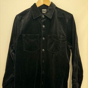 Todd Snyder Men's Black Velvet Shirt